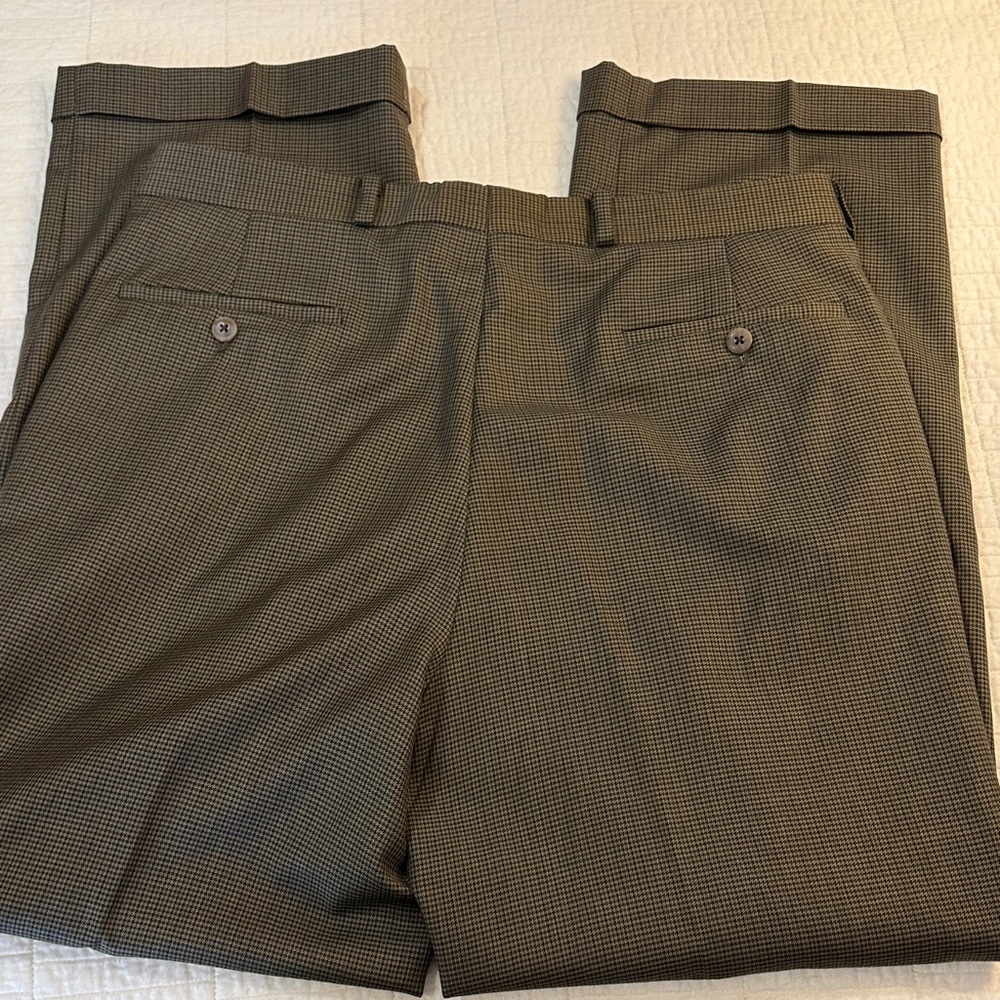 RALPH LAUREN 120’s Cashmere 33 x 32 120’s Cashmere Wool Pants  Classic Plaid - Picture 6 of 7